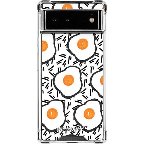 Bouffants and Broken Hearts Eggs Google Pixel 6 Clear Case